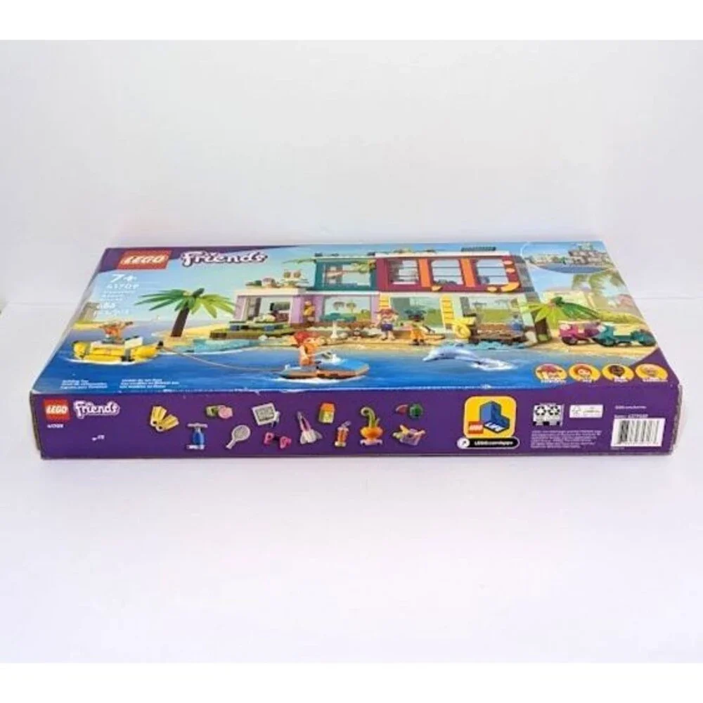 Lego 41709 Friends Vacation Beach House Retired 686 Pcs New Sealed